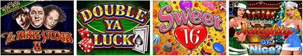 Big variety of games at Sloto'Cash Casino