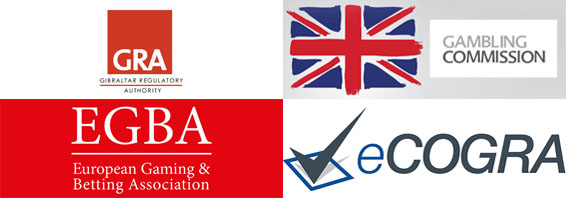 Licensed by GGC, UKGC, EGBA and eCOGRA